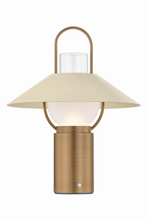 Kindle Rechargeable Table Lamp - Patina Brass | Troy Lighting - RTL4715-PBR/SSD