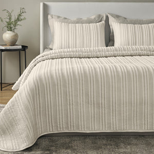 Rib Coverlet Set | Ann Gish