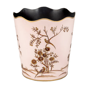 Pink & Gold Wastepaper Basket