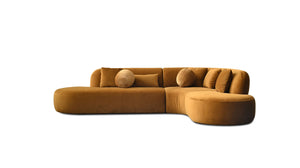 ITZA Chaise Facing Right Sectional Calendula Fabric 3-Piece | Mobital - SER-ITZA-CALE-3PCS