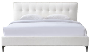 Rexsie Tufted Headboard Bed | Safavieh Couture - SFV1802