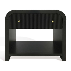 Liabella 1 Drawer Curved Nightstand | Safavieh Couture - SFV2145