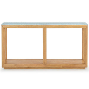 Benecarlo Wood And Glass Top Console Table | Safavieh Couture – SFV2160