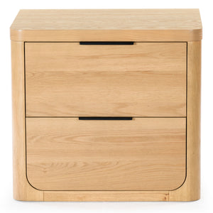 Raylie 2 Drawer Wood Nightstand | Safavieh Couture – SFV2164