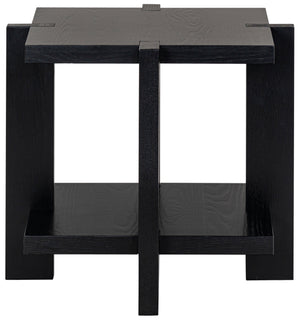 Quigley Square Wood Accent Table | Safavieh Couture – SFV2167