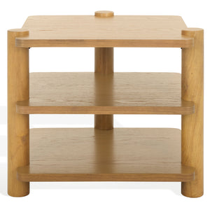 Edisyn 3 Shelf Wood Accent Table | Safavieh Couture - SFV2176