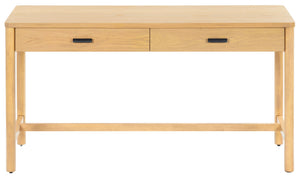 Jaylessa Wood 2 Drawer Desk | Safavieh Couture - SFV2217