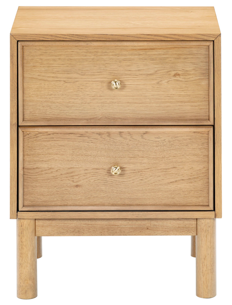Orion 2 Drawer Wood Nightstand | Safavieh Couture - SFV2246