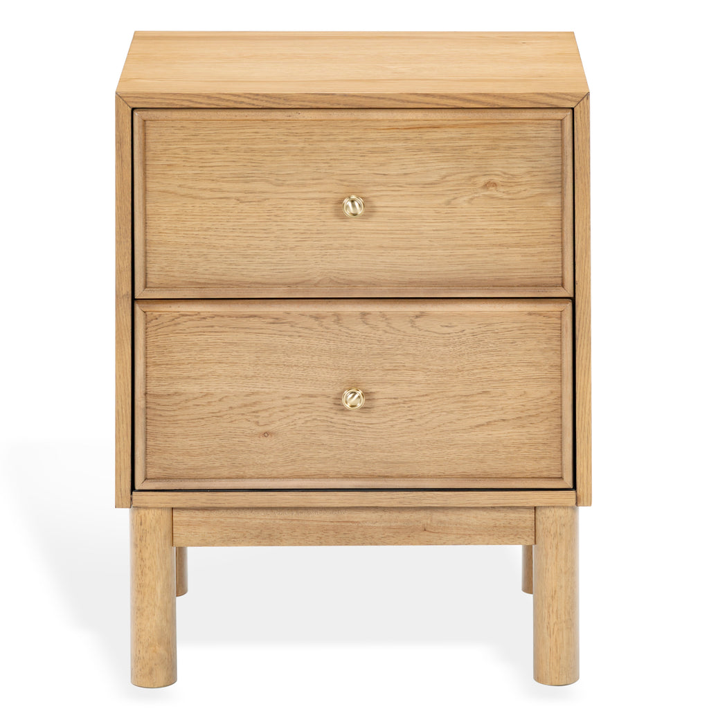 Orion 2 Drawer Wood Nightstand | Safavieh Couture - SFV2246