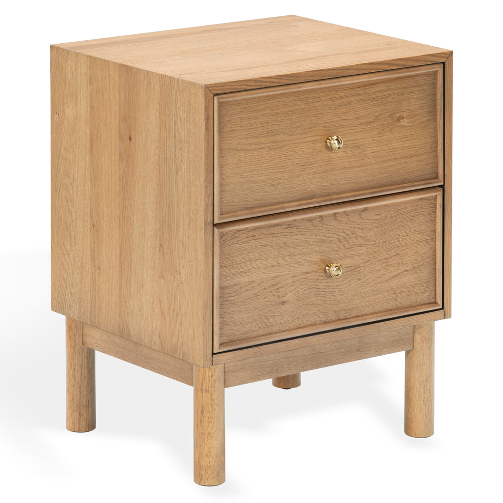 Orion 2 Drawer Wood Nightstand | Safavieh Couture - SFV2246