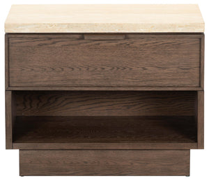 Alysandria 1 Drawer Nightstand | Safavieh Couture - SFV2254