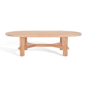 Tabytha Elm Wood Coffee Table | Safavieh Couture - SFV2304