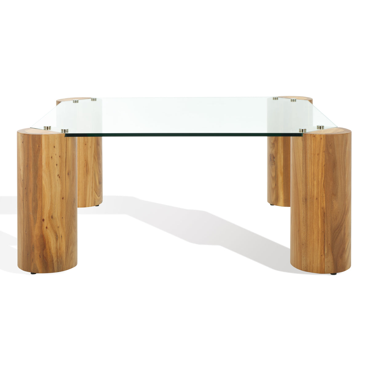 Robbie Square Glass Top Coffee Table | Safavieh Couture – SFV2308