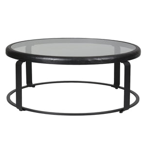 Tyrese Metal Round Coffee Table | Safavieh Couture - SFV3005