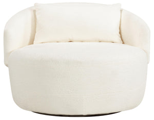 Carabeth Swivel Chair | Safavieh Couture - SFV3200