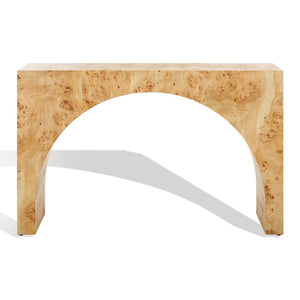 Katelynn Burled Mappa Console Table | Safavieh Couture – SFV3590