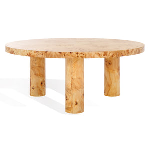 Everbella Burled Mappa Coffee Table | Safavieh Couture – SFV3591