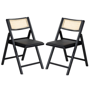 Shaylie Upholstered Seat Folding Dining Chair (Set of 2) | Safavieh Couture SFV4117