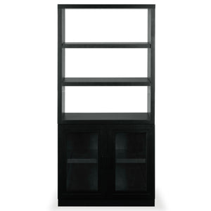 Roades Glass Cabinet Bookcase | Safavieh Couture - SFV4225