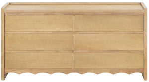 Rhylee 6 Drawer Wood Dresser | Safavieh Couture - SFV4265