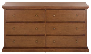 Lizzy 6 Drawer Wood Dresser | Safavieh Couture - SFV4268