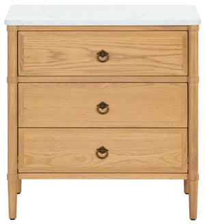 Alexarose 3 Drawer Nightstand | Safavieh Couture - SFV4289