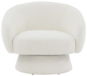 Petryna Boucle Swivel Accent Chair | Safavieh Couture - SFV4822