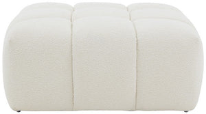 Petryna Boucle Tufted Cocktail Ottoman | Safavieh Couture – SFV4823