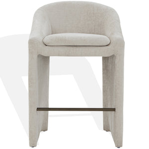 Kagan Chenille Barstool | Safavieh Couture - SFV4858