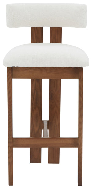 Macey Boucle Barstool | Safavieh Couture – SFV4861