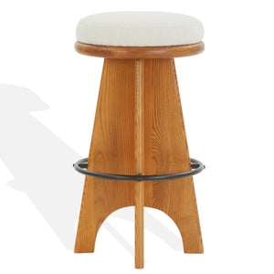 Bellarita Round Swivel Barstool | Safavieh Couture - SFV4869