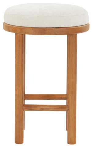 Toledo Round Wood Counter Stool | Safavieh Couture - SFV4873