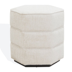 Rosaria Chenille Hexagon Ottoman | Safavieh Couture – SFV4875