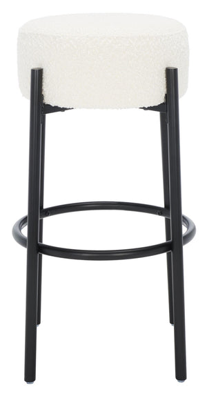Paisleigh Metal Leg Barstool | Safavieh Couture - SFV5031