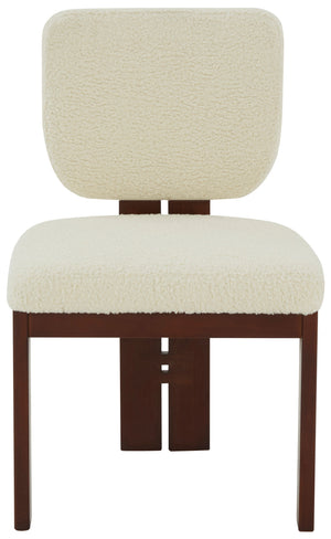 Kat Faux Shearling Dining Chair | Safavieh Couture - SFV5062