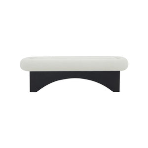 Carsen Boucle & Wood Bench | Safavieh Couture – SFV5111