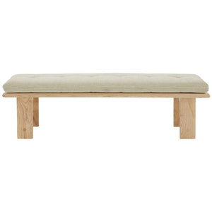 Bartolili Wood & Cushion Bench | Safavieh Couture – SFV5116