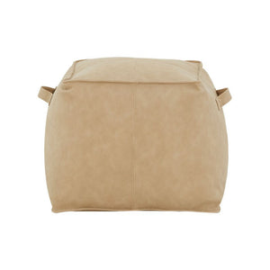 Pablo Vegan Leather Pouf | Safavieh Couture – SFV5121