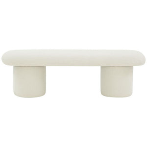 Cassandralee Boucle Bench | Safavieh Couture – SFV5124