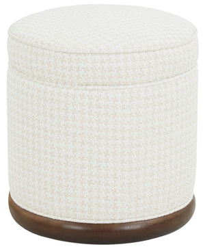 Fiorelli Round Boucle Ottoman | Safavieh Couture - SFV5147A