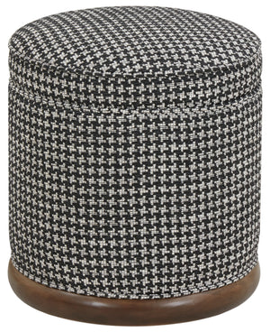 Fiorelli Round Boucle Ottoman | Safavieh Couture - SFV5147C