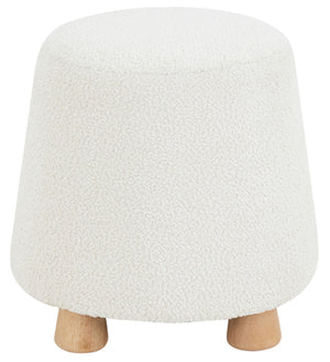 Denison Round Chenille Ottoman | Safavieh Couture - SFV5148