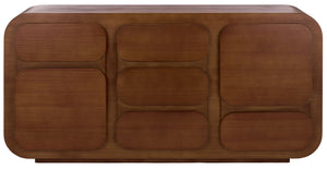 Herald 3 Shelf Wood Sideboard | Safavieh Couture - SFV5547
