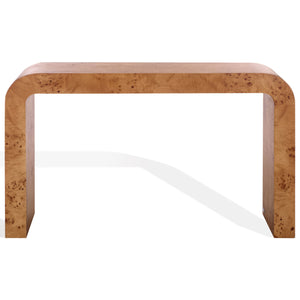 Tessly Burl Veneer Console | Safavieh Couture - SFV5550