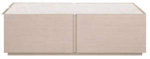 Alanabella Marble Rectangle Coffee Table | Safavieh Couture - SFV5552