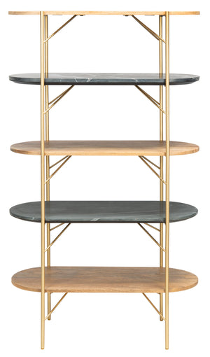 Lawson Marble Bookcase | Safavieh Couture -  SFV5734