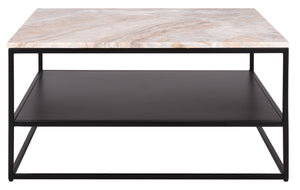 Macklyn Marble Top Coffee Table | Safavieh Couture - SFV5769