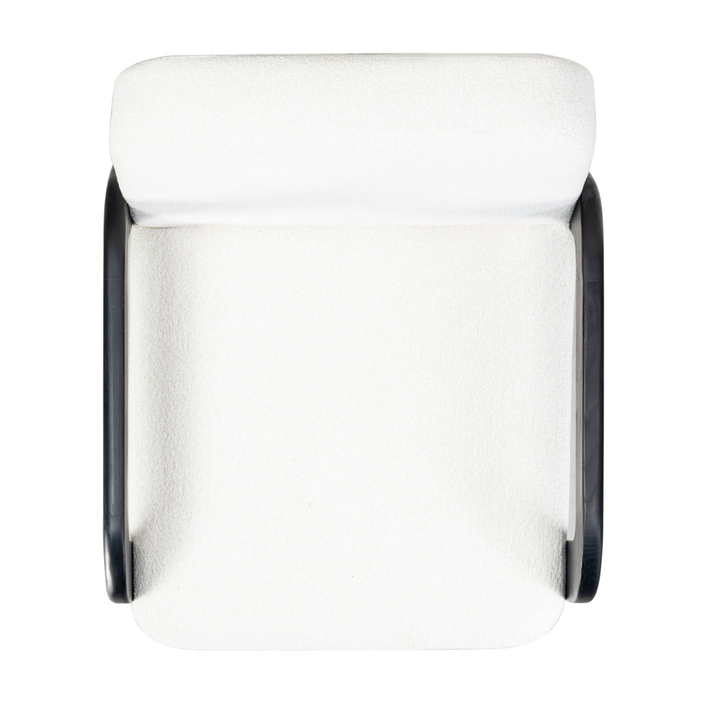 Safavieh Couture Roslina Boucle Accent Chair, SFV6106 - Ivory / Black