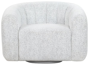 Demetri Boucle Swivel Chair | Safavieh Couture - SFV6108