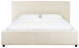 Mallika Plush Corduroy Bed | Safavieh Couture - SFV6117
